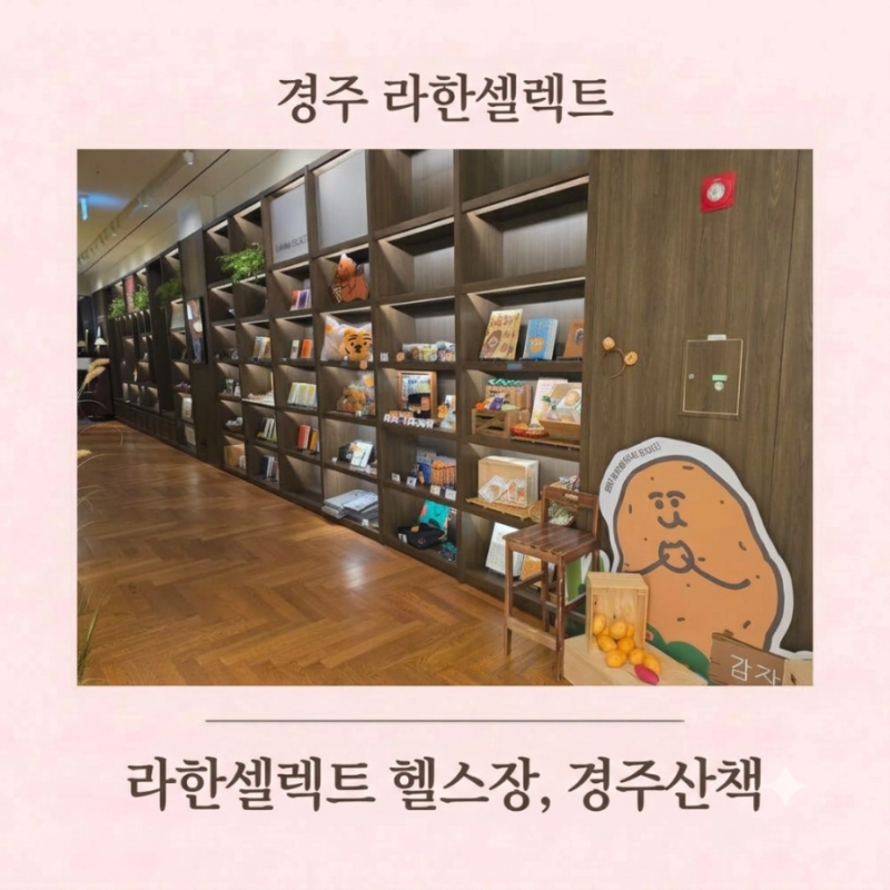 경주 호텔 200% 즐기기 라한셀렉트 경주 헬스장 후기, 북카페 경주산책 메뉴 가격 총정리