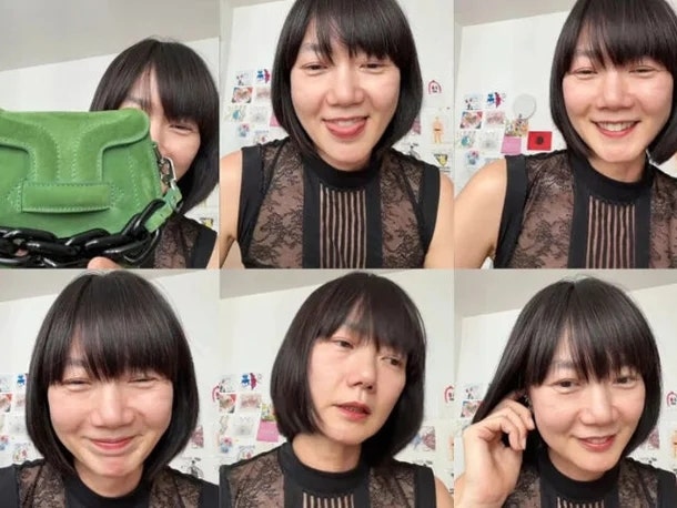 배두나 동안 얼굴에 급속 노화, 라이브 방송서 달라진 모습