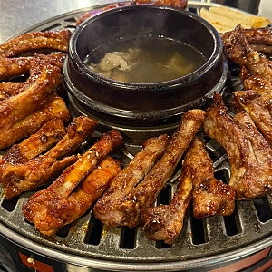유튜버 히밥맛집, 용인 수지구청 고기집 수암골쪽갈비마을 용인수지구청점