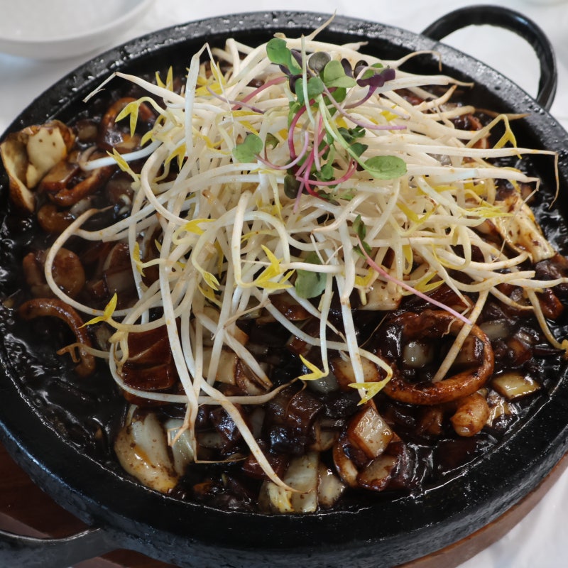 충남 태안 만리포 맛집 돌짜장 물회 최강조합 가족식사 추천