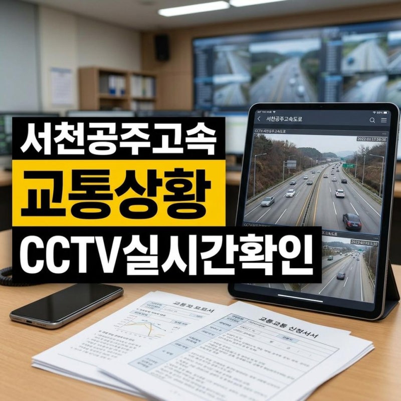 서천공주고속도로 교통상황 CCTV 실시간 확인