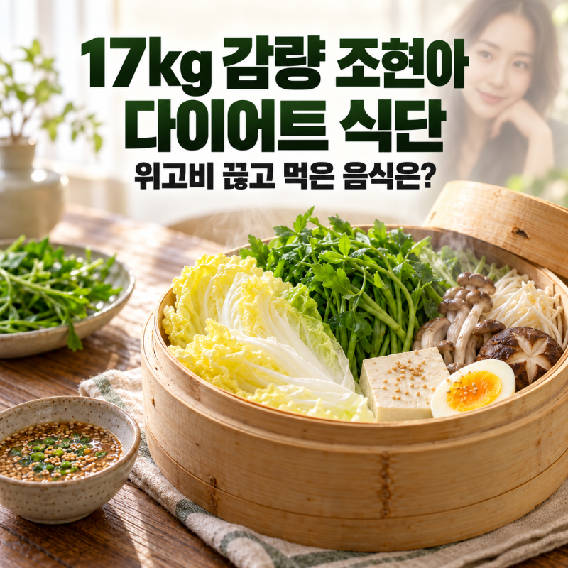 조현아 다이어트 17kg 감량 식단, 위고비 끊고 먹은 음식은?