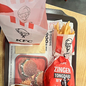 KFC 메뉴 추천, 치폴레버거부터 에그타르트까지｜앱 쿠폰으로 5천원 할인받은 후기