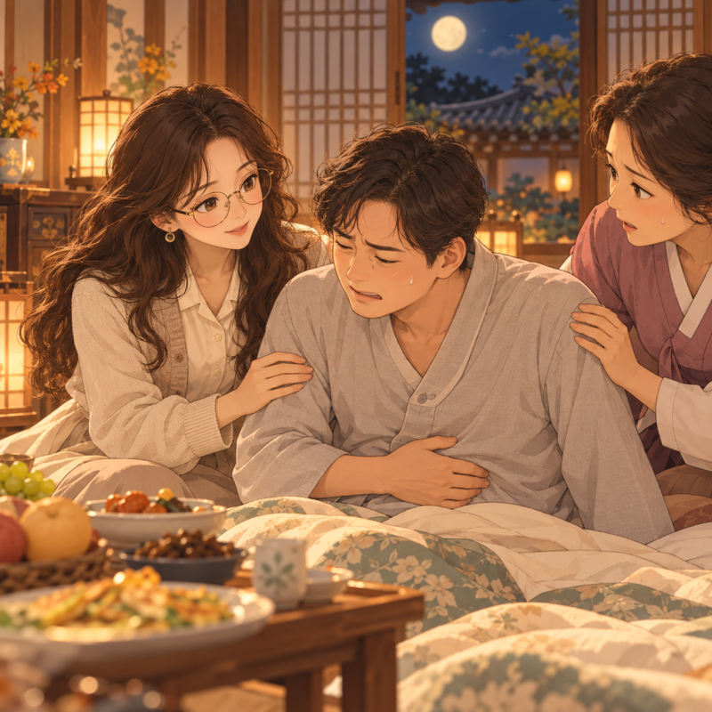 명절 과식 후 오른쪽 갈비뼈 밑이 아프다면? ‘머피 징후’와 급성 담낭염 응급 신호