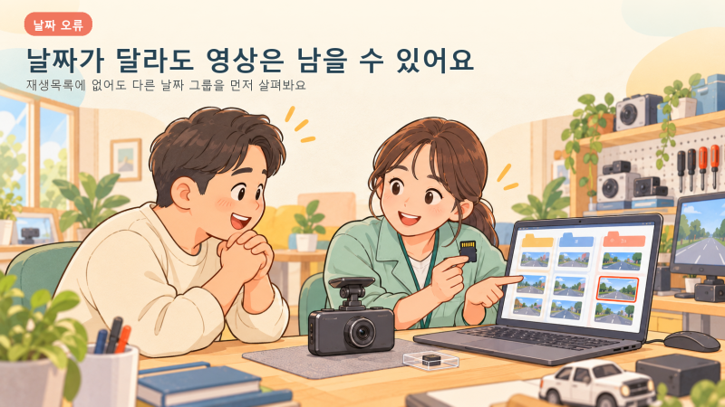 블랙박스복구, 날짜 오류 영상·SD카드 확인과 비용