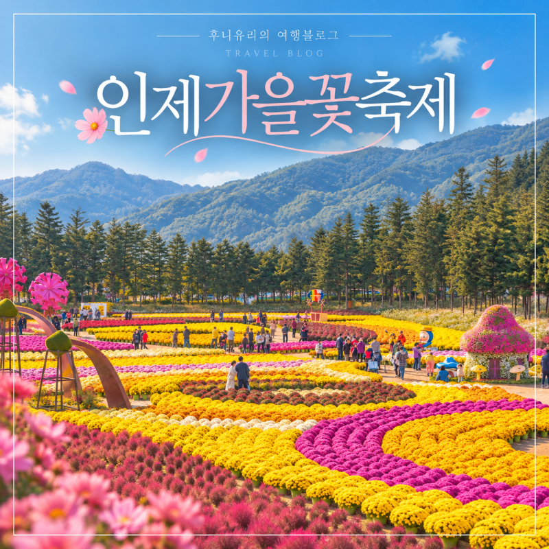 2026 인제가을꽃축제 개화상황, 입장료 주차 백담사까지