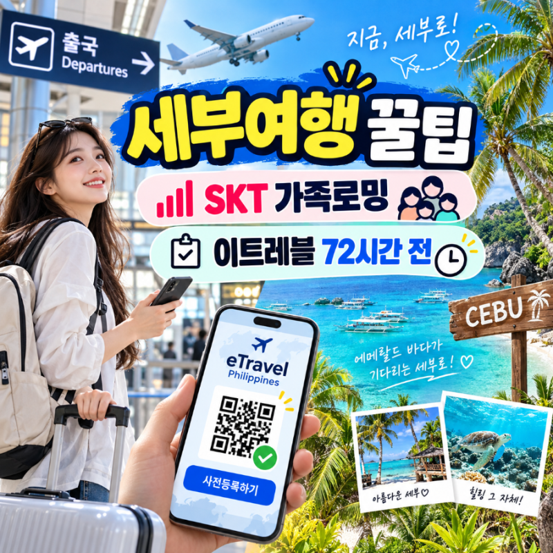 SKT 가족로밍 직접 써보니…필리핀 세부 여행에서 확인한 편리함과 공항 입국 꿀팁