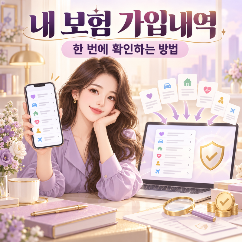 내 보험 가입내역 한 번에 확인하는 방법