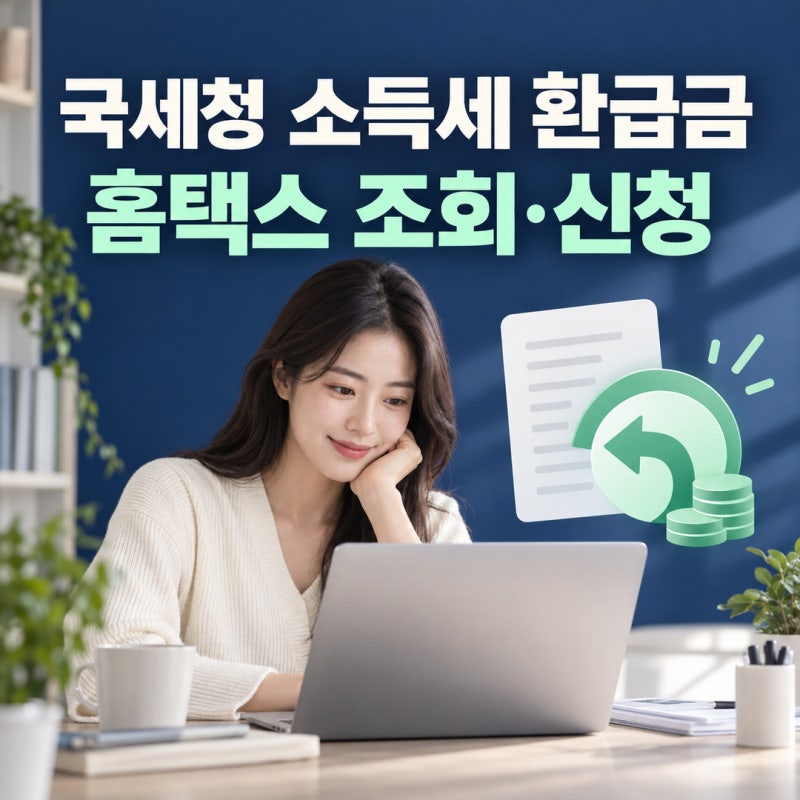 국세청 소득세 환급금 조회, 홈택스 기한 후 신고와 지급일 확인