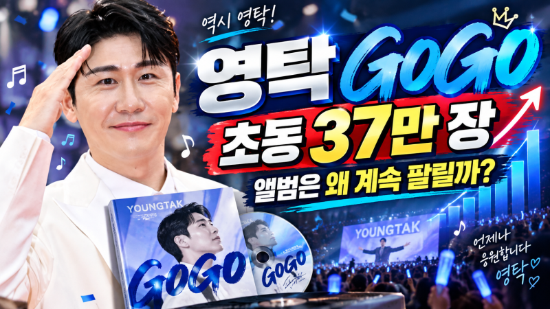 영탁 정규 3집 GOGO 초동 37만 장｜음원보다 ‘앨범’이 여전히 중요한 이유