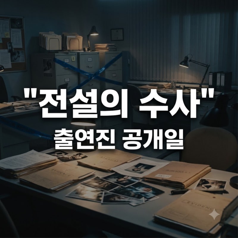 전설의 수사 출연진 공개일 총정리 넉살 궤도 최미나수 과학수사 예능