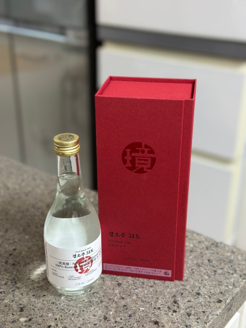 51도 경소주 후기｜성시경이 만든 소주 직접 먹어봤어요
