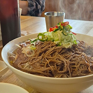 [동탄역 맛집] 미분당 동탄역점 차돌양지 쌀국수 추천 재방문 후기 (평일 점심 웨이팅 정보)