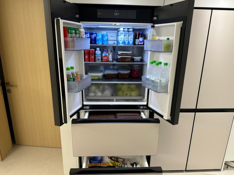 2인 신혼부부에게 김치냉장고 480L 클까? Fit&Max 키친핏 써보니