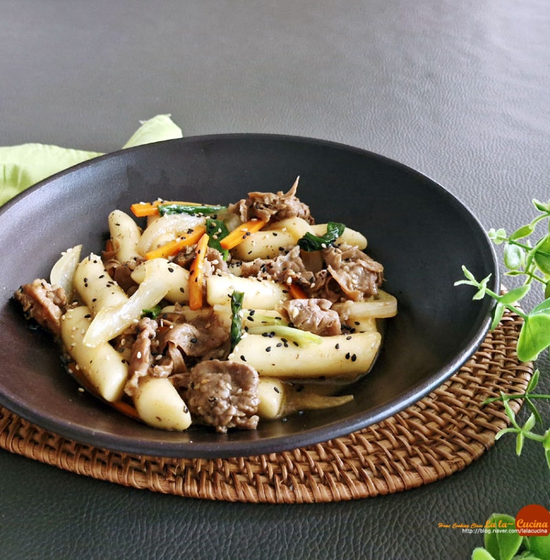 궁중떡볶이 레시피 간장떡볶이