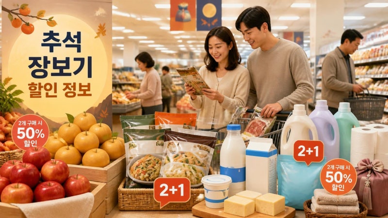 롯데마트 9월 마지막주 할인상품 50% 할인부터~ 1+1까지