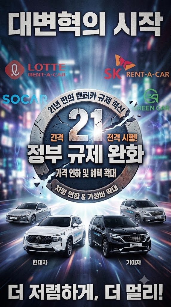 [팩트체크] 21년 만에 풀린 렌터카 규제! 내 렌트비, 어디서 얼마나 싸질까? (제주도 vs 수도권 ....