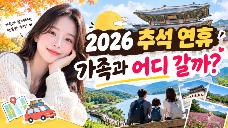 추석 연휴 가볼 만한 곳｜2026년 가족 나들이 추천