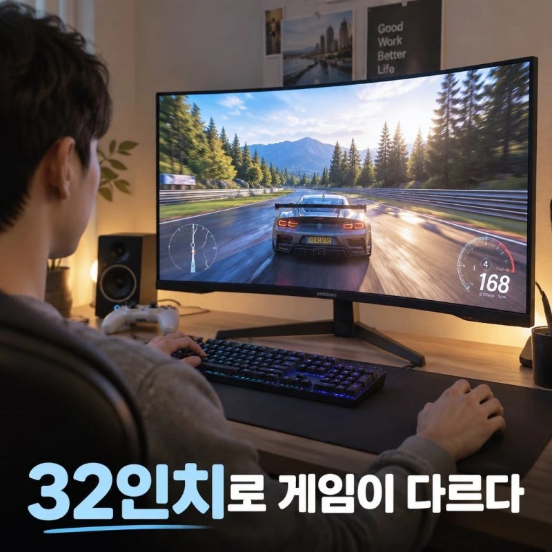 삼성 오디세이 G5 32인치｜LS32CG550 QHD 165Hz 게이밍 모니터
