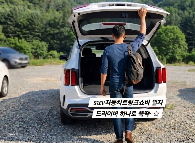 트렁크 쇼바 셀프 교체 방법, suv자동차트렁크쇼바 일자 드라이버 하나로 교체기