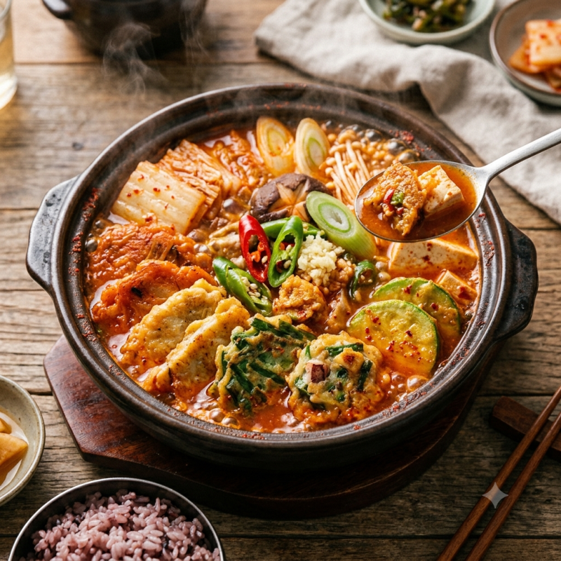 [명절 남은 전 요리] 느끼함 싹 잡는 백종원 전찌개 황금레시피 (칼칼한 국물 끝판왕)
