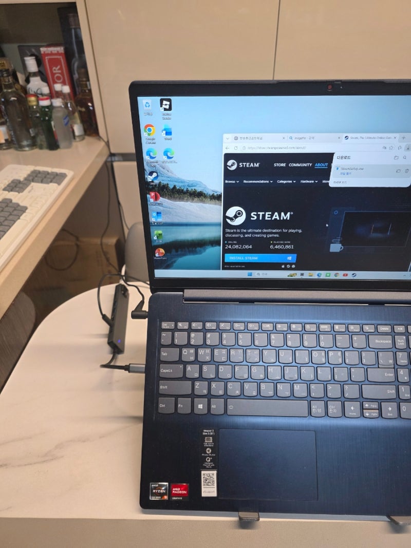 레노버 아이디어패드 USB 허브로 쾌적한 작업 환경 만들기 (랜포트 구매 꿀팁 포함)