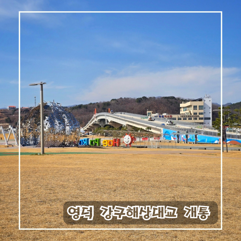 영덕 여행 가볼만한곳 강구해상대교 개통으로 더 편해진 강구항과 공원해파랑