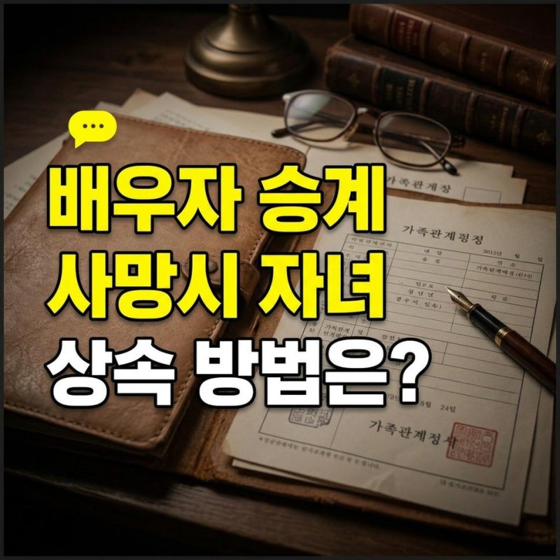 주택연금 사망시 배우자 승계 절차와 자녀 상속 처리방법 확인하기