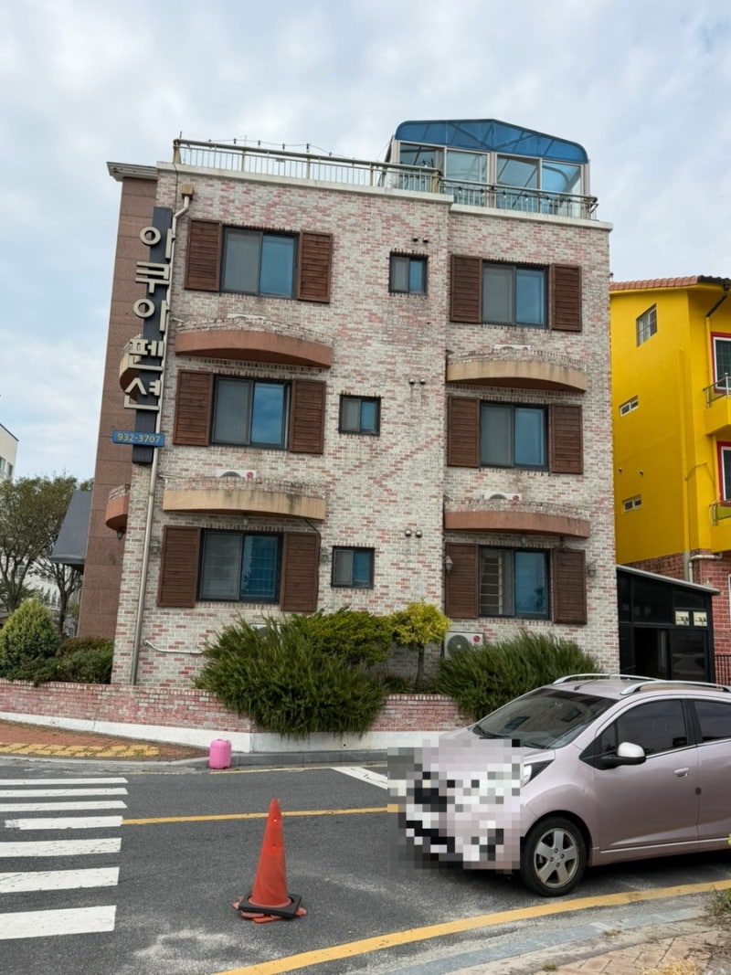 Recommended Ocean View Accommodation in Front of Daecheon Beach! Aqua Pension (Paid by Myself) - Parking Tips & Great Location