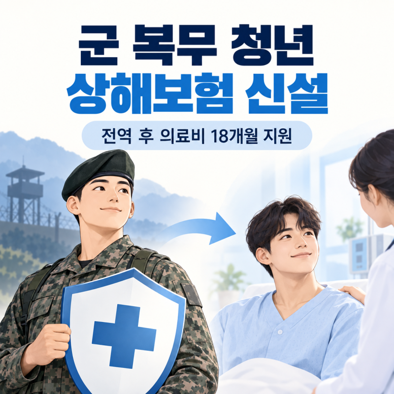 군 복무 중 상해보험 신설｜전역 후 의료비 18개월 지원, 대상·기간·신청 총정리