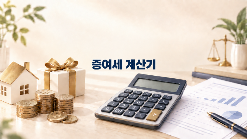 증여세 얼마나 나올지, 미리 계산해 보셔요｜ 증여세 계산기