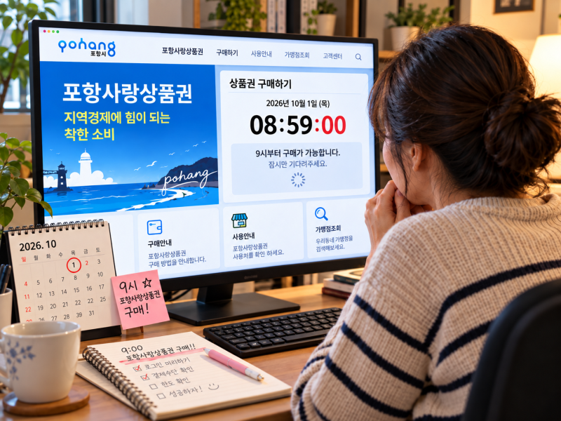 포항사랑상품권 최대 15% 할인이라더니, 조건 확인했더니 “착한가격업소에서만 추가 5%”