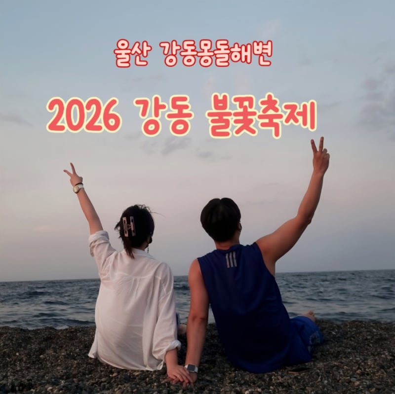 '10월 울산 밤하늘을 반짝일 2026 울산 강동불꽃축제' 일정, 준비물 총정리