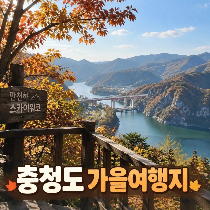 충청도 가볼만한 곳 BEST 10 가을 여행지 총정리