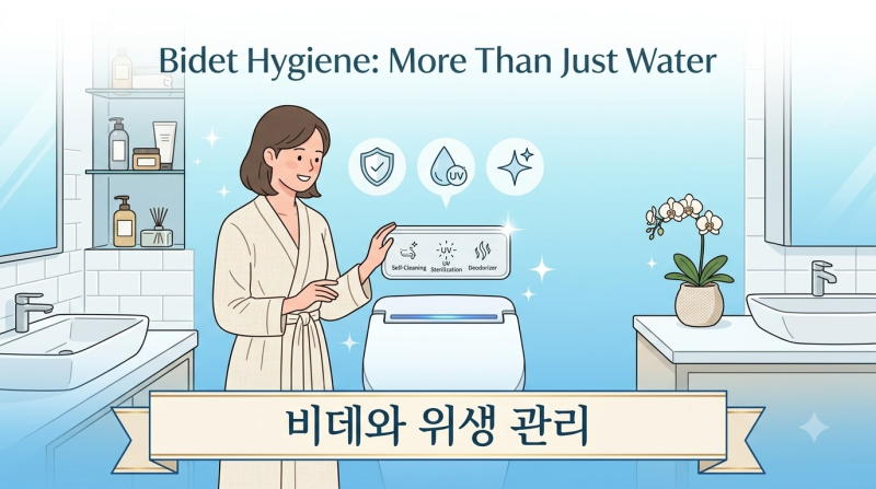 비데는 물만 잘 나오면 끝? 위생 관리가 중요한 이유