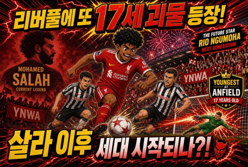 리버풀에 또 17세 괴물이 등장했다…살라 이후 세대 시작되나