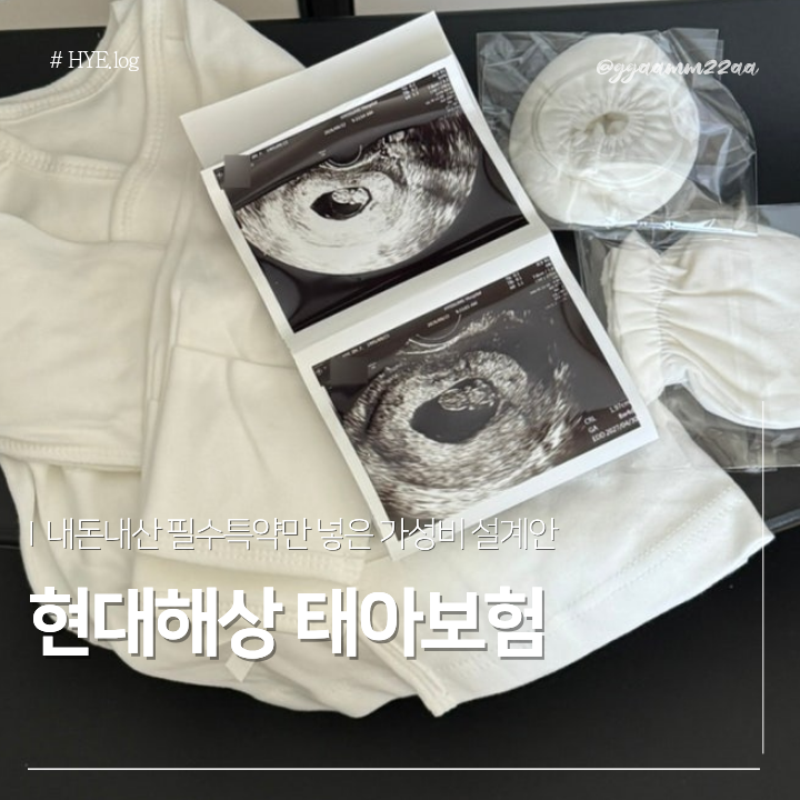 태아보험 내돈내산 필수특약만 넣은 가성비 설계안 현대해상 가입후기 (꿀팁많음!)