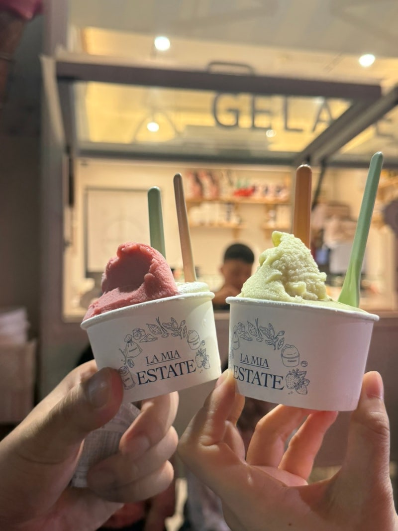 광안리 젤라또 디저트 맛집 | 라미아에스타떼 개모차 끌고 피스타치오 피콜로 수혈한 썰 (ft.....