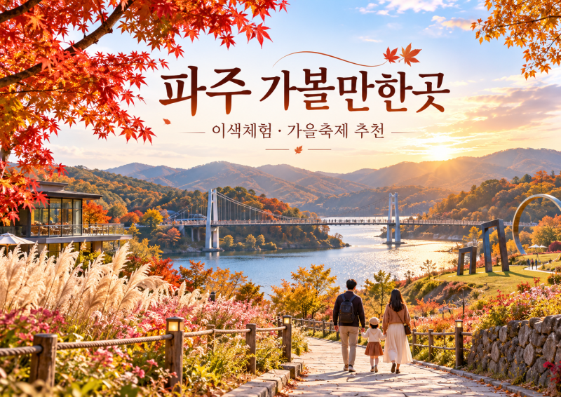 2026 파주 가볼만한곳｜파주개성인삼축제부터 헤이리 이색체험·마장호수 가을여행
