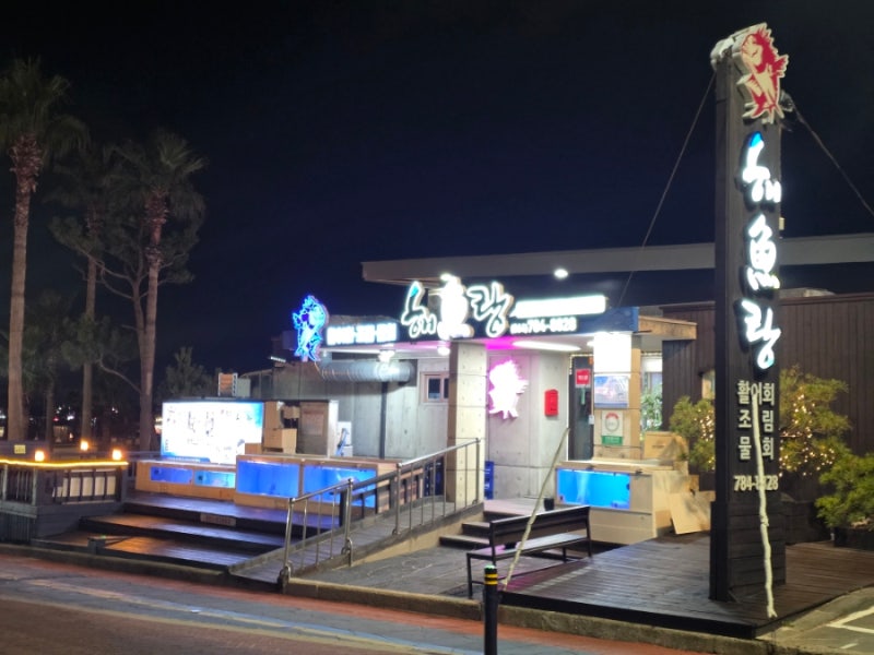 제주 함덕 해어랑 내돈내산, 회 먹으며 즐긴 제주레저힐링축제 불꽃놀이