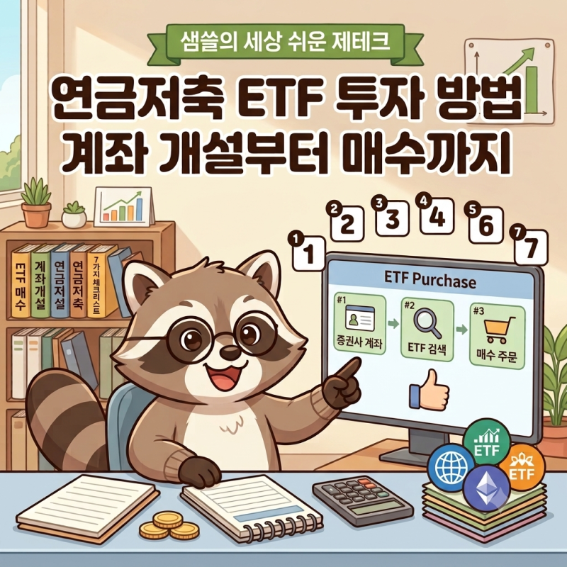 연금저축펀드에서 ETF 매수하는 법, 투자 전 확인할 7가지 체크리스트