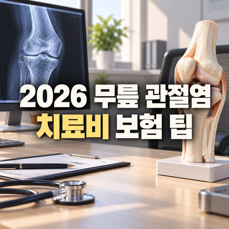 2026 퇴행성 무릎 관절염 초기 증상 단계 및 무릎 연골주사 건강보험 적용 횟수 비용 정리