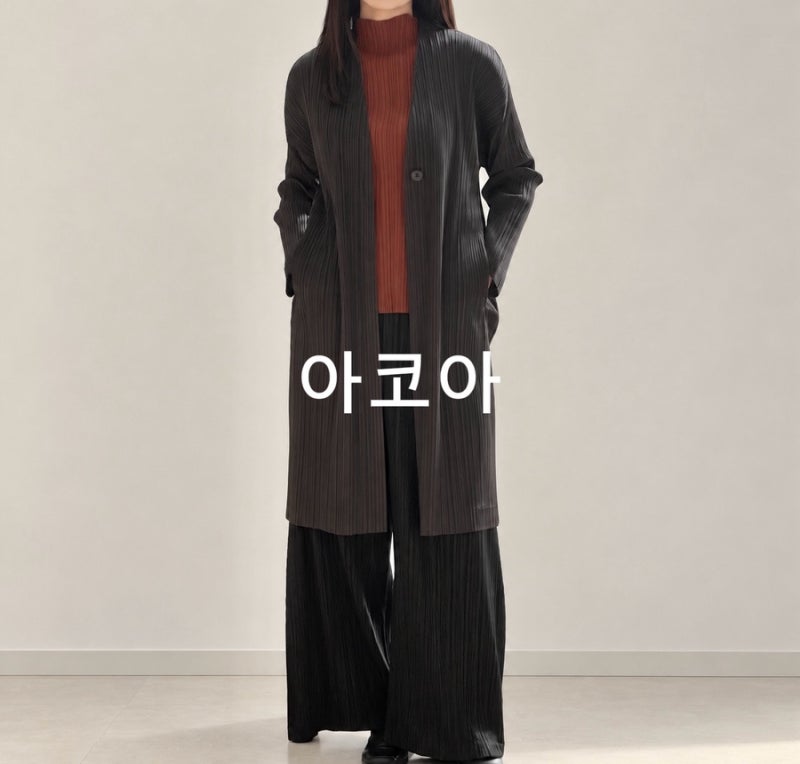 2026년 9월 플리츠플리즈 시커 플리츠 자켓 OOTD✨