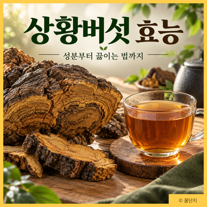 상황버섯 효능, 왜 달여 먹을까? 영양성분 끓이는법 먹는법 부작용