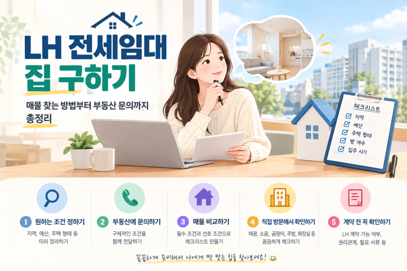 LH 전세임대 집 구하기｜매물 찾는 방법부터 부동산 문의까지 총정리