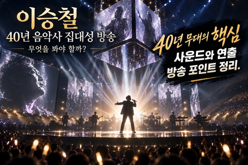 이승철 40년 음악사 집대성 방송, 무엇을 봐야 할까?