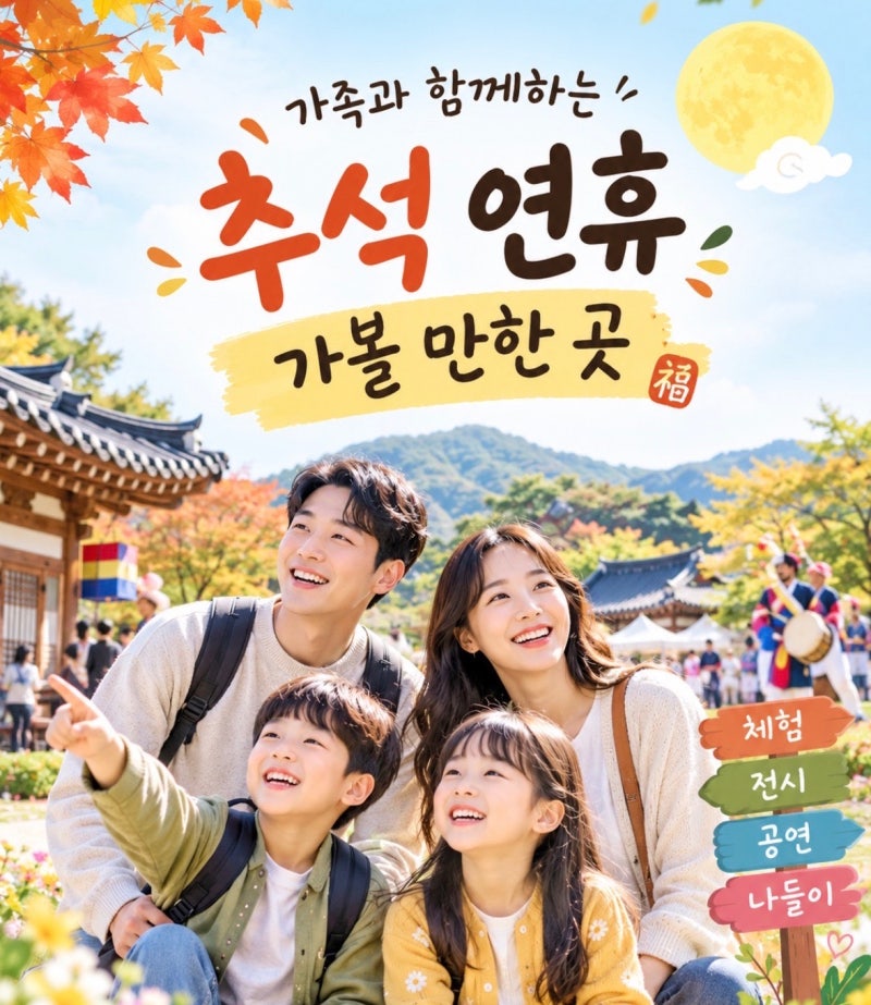 2026 대구 추석 연휴 가볼 만한 곳 | 가족 나들이 • 무료 체험 • 공연 일정 정리