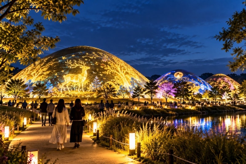 경주 대릉원 미디어아트 2026 이번 주말이 마지막! 시간·관람 총정리