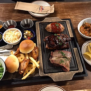 대구 동구 애견동반 맛집  | 모닥텍사스 바베큐 팔공산점 - 2인 7만원대 바베큐 대만족 후기