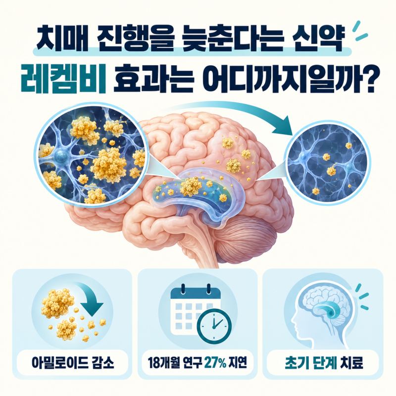 치매 진행을 늦춘다는 신약, 레켐비 효과는 어디까지일까